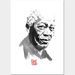 morgan freeman Posters and Art